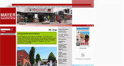 Desktop Screenshot of bauzentrum-mayer.de